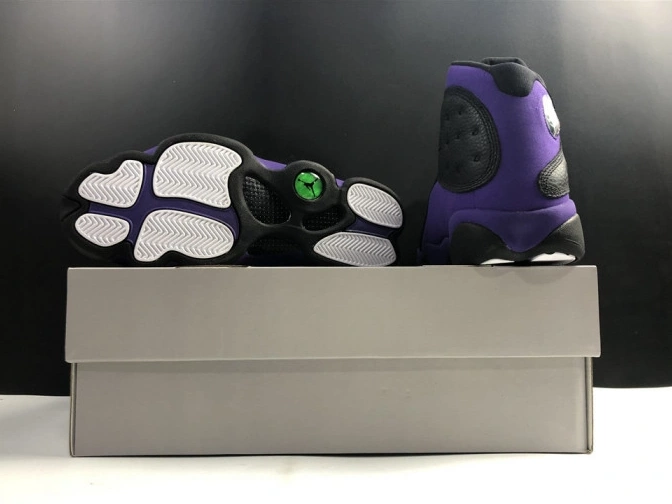 1st Kicks Jordan Purple Court Air 13 DJ5982-015 0811